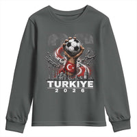 Turkish Soccer Youth Sweatshirt Turkey Football Fan Vintage Turkish Pride