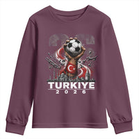 Turkish Soccer Youth Sweatshirt Turkey Football Fan Vintage Turkish Pride