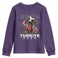 Turkish Soccer Youth Sweatshirt Turkey Football Fan Vintage Turkish Pride