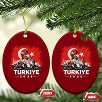 Turkish Soccer 2026 Ceramic Ornament Turkey Football Fan Vintage Turkish Pride