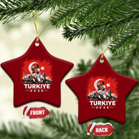 Turkish Soccer 2026 Ceramic Ornament Turkey Football Fan Vintage Turkish Pride