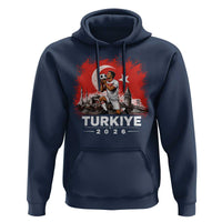Turkish Soccer 2026 Hoodie Turkey Football Fan Vintage Turkish Pride