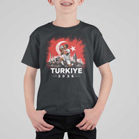 Turkish Soccer 2026 T Shirt For Kid Turkey Football Fan Vintage Turkish Pride