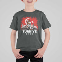 Turkish Soccer 2026 T Shirt For Kid Turkey Football Fan Vintage Turkish Pride