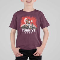 Turkish Soccer 2026 T Shirt For Kid Turkey Football Fan Vintage Turkish Pride