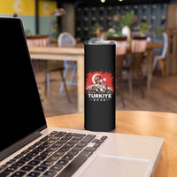 Turkish Soccer 2026 Skinny Tumbler Turkey Football Fan Vintage Turkish Pride