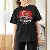 Turkish Soccer 2026 T Shirt For Women Turkey Football Fan Vintage Turkish Pride