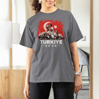 Turkish Soccer 2026 T Shirt For Women Turkey Football Fan Vintage Turkish Pride
