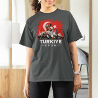 Turkish Soccer 2026 T Shirt For Women Turkey Football Fan Vintage Turkish Pride