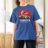 Turkish Soccer 2026 T Shirt For Women Turkey Football Fan Vintage Turkish Pride