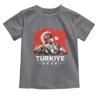 Turkish Soccer 2026 Toddler T Shirt Turkey Football Fan Vintage Turkish Pride