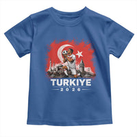 Turkish Soccer 2026 Toddler T Shirt Turkey Football Fan Vintage Turkish Pride