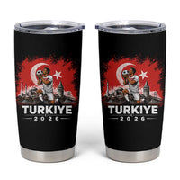 Turkish Soccer 2026 Tumbler Cup Turkey Football Fan Vintage Turkish Pride