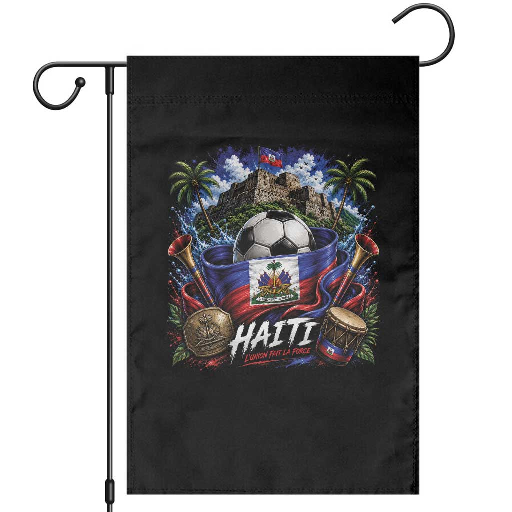 Haiti Soccer 2026 Garden Flag Haitian Flag Caribbean Football Fan