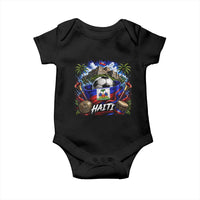 Haiti Soccer 2026 Baby Onesie Haitian Flag Caribbean Football Fan