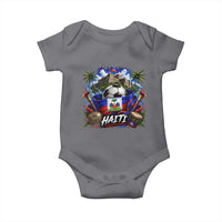 Haiti Soccer 2026 Baby Onesie Haitian Flag Caribbean Football Fan