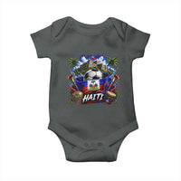 Haiti Soccer 2026 Baby Onesie Haitian Flag Caribbean Football Fan