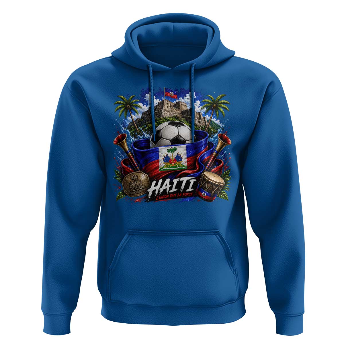 Haiti Soccer 2026 Hoodie Haitian Flag Caribbean Football Fan