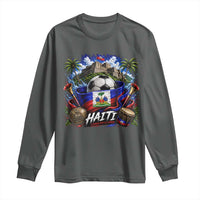 Haiti Soccer 2026 Long Sleeve Shirt Haitian Flag Caribbean Football Fan