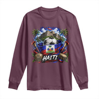 Haiti Soccer 2026 Long Sleeve Shirt Haitian Flag Caribbean Football Fan