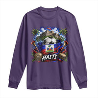Haiti Soccer 2026 Long Sleeve Shirt Haitian Flag Caribbean Football Fan