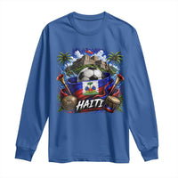 Haiti Soccer 2026 Long Sleeve Shirt Haitian Flag Caribbean Football Fan