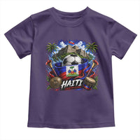 Haiti Soccer 2026 Toddler T Shirt Haitian Flag Caribbean Football Fan