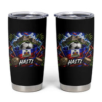 Haiti Soccer 2026 Tumbler Cup Haitian Flag Caribbean Football Fan