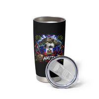 Haiti Soccer 2026 Tumbler Cup Haitian Flag Caribbean Football Fan