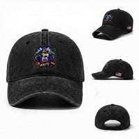 Haiti Soccer 2026 Washed Cotton Baseball Cap Haitian Flag Caribbean Football Fan