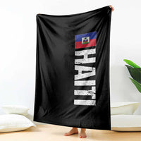 Vintage Haitian Flag Throw Blanket Proud Haitienne Haiti Independence 1804