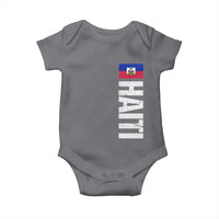 Vintage Haitian Flag Baby Onesie Proud Haitienne Haiti Independence 1804