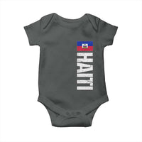 Vintage Haitian Flag Baby Onesie Proud Haitienne Haiti Independence 1804