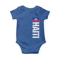 Vintage Haitian Flag Baby Onesie Proud Haitienne Haiti Independence 1804