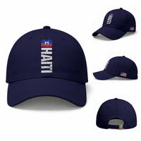 Vintage Haitian Flag Baseball Cap Proud Haitienne Haiti Independence 1804