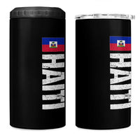 Vintage Haitian Flag 4 in 1 Can Cooler Tumbler Proud Haitienne Haiti Independence 1804