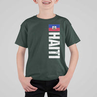 Vintage Haitian Flag T Shirt For Kid Proud Haitienne Haiti Independence 1804