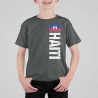 Vintage Haitian Flag T Shirt For Kid Proud Haitienne Haiti Independence 1804
