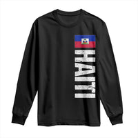 Vintage Haitian Flag Long Sleeve Shirt Proud Haitienne Haiti Independence 1804