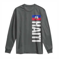 Vintage Haitian Flag Long Sleeve Shirt Proud Haitienne Haiti Independence 1804