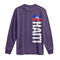 Vintage Haitian Flag Long Sleeve Shirt Proud Haitienne Haiti Independence 1804
