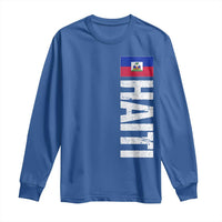Vintage Haitian Flag Long Sleeve Shirt Proud Haitienne Haiti Independence 1804