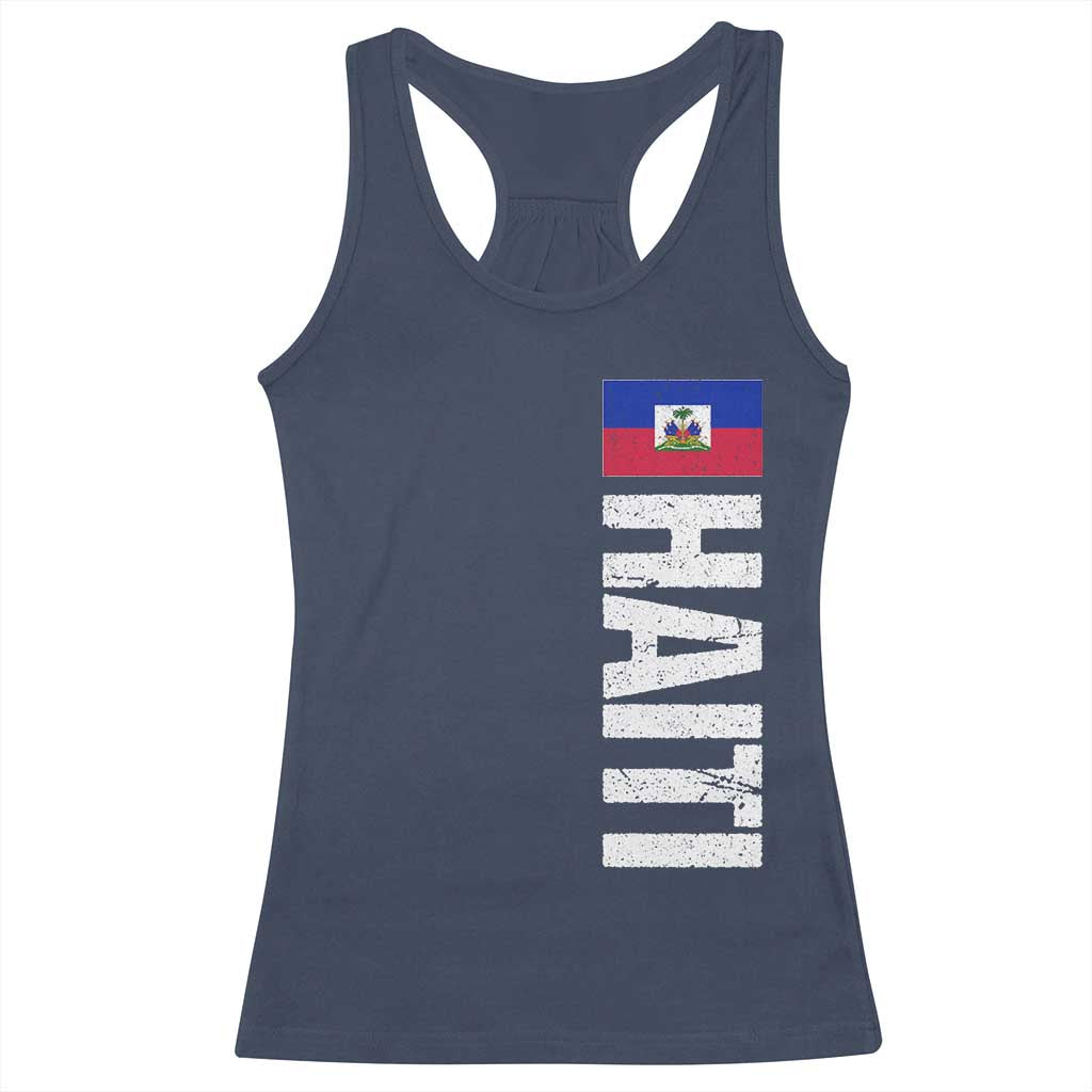 Vintage Haitian Flag Racerback Tank Top Proud Haitienne Haiti Independence 1804