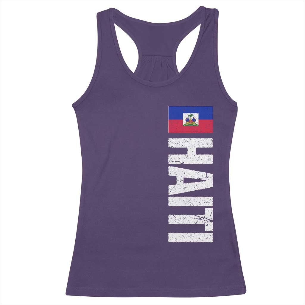 Vintage Haitian Flag Racerback Tank Top Proud Haitienne Haiti Independence 1804