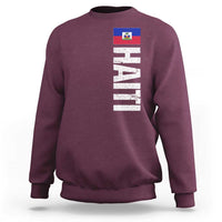 Vintage Haitian Flag Sweatshirt Proud Haitienne Haiti Independence 1804