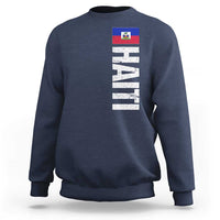 Vintage Haitian Flag Sweatshirt Proud Haitienne Haiti Independence 1804