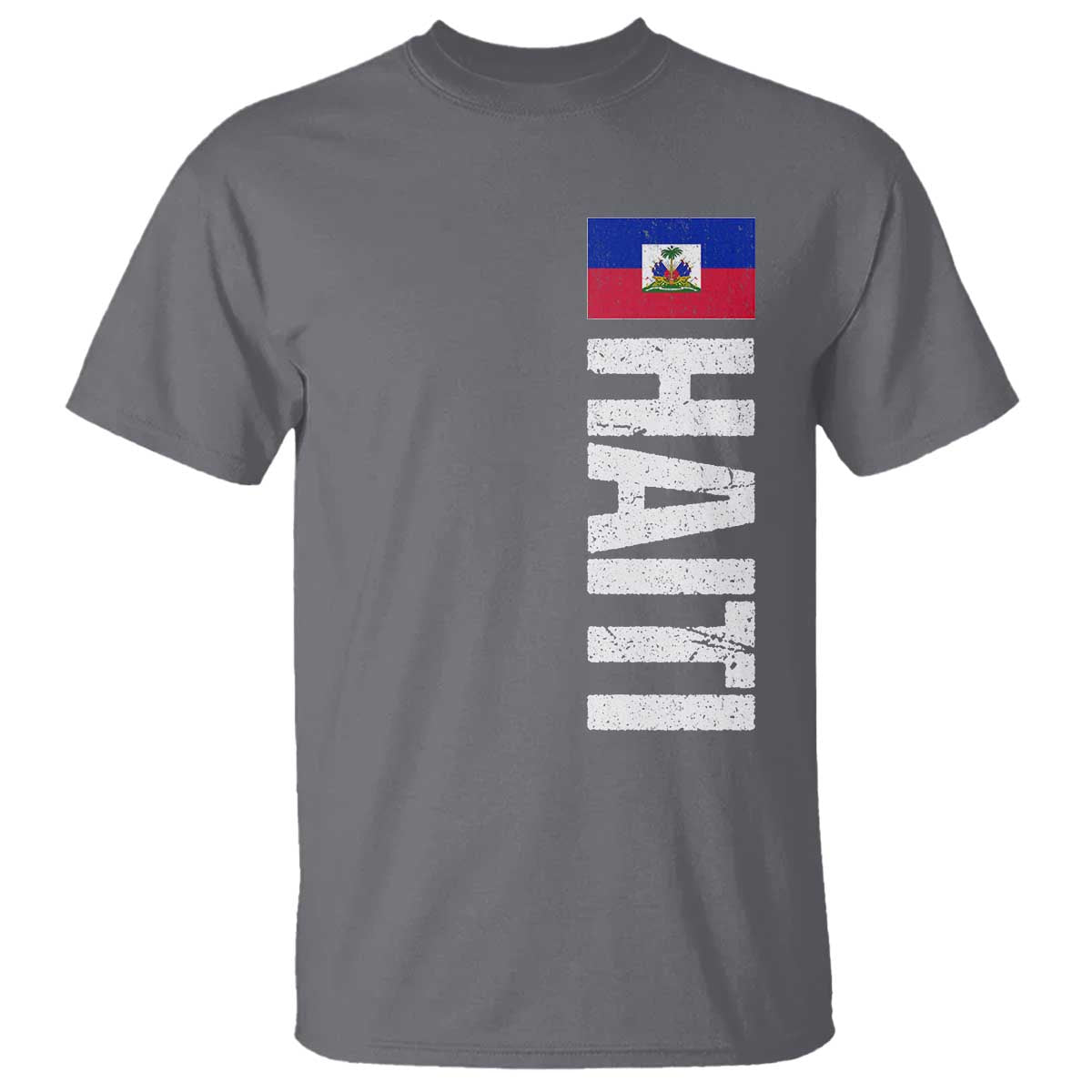 Vintage Haitian Flag T Shirt Proud Haitienne Haiti Independence 1804