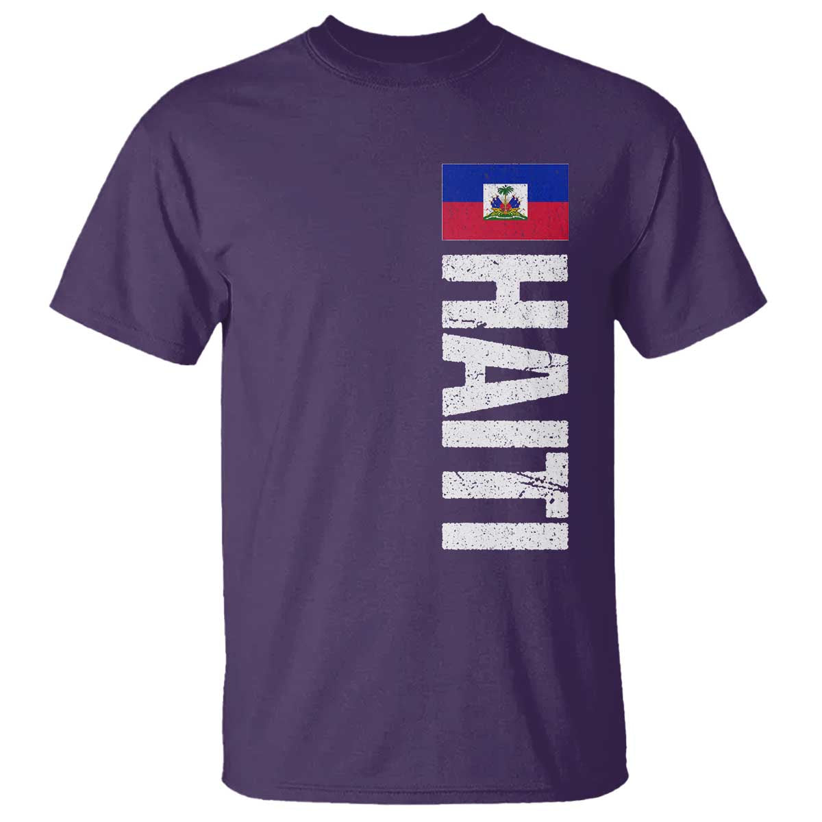 Vintage Haitian Flag T Shirt Proud Haitienne Haiti Independence 1804
