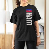 Vintage Haitian Flag T Shirt For Women Proud Haitienne Haiti Independence 1804