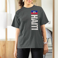 Vintage Haitian Flag T Shirt For Women Proud Haitienne Haiti Independence 1804